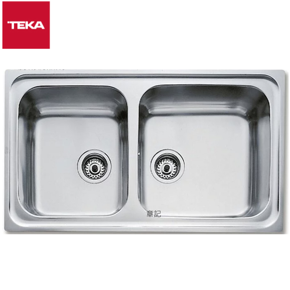 TEKA 上嵌式不鏽鋼水槽(54x41cm) Classic_2B
