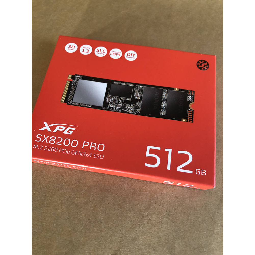 威剛 ADATA XPG SX8200 Pro 512G M.2 2280 NVMe SSD 固態硬碟