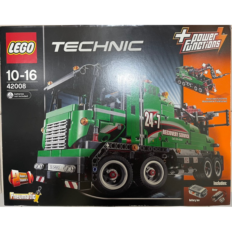 絕版公司貨LEGO  Technic系列  42008  救援工作車
