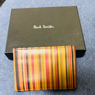 Paul smith 絕版 彩虹 短夾 皮夾 小版皮夾