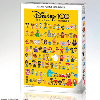 日本進口迪士尼拼圖1000片 迪士尼100週年 可愛慶典
