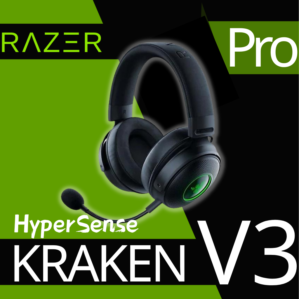 【WSY】雷蛇Razer Kraken北海巨妖 V3 Pro HyperSense無線電競耳麥 RGB燈效/2.4GHz
