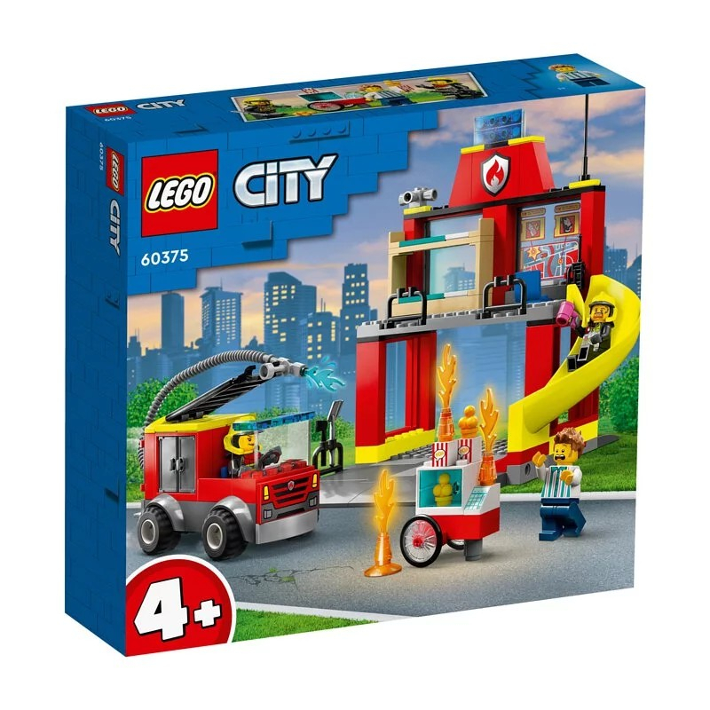 樂高LEGO City系列 消防局和消防車 60375