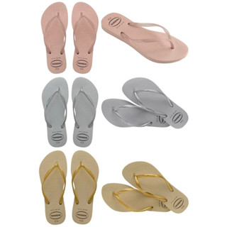 🇧🇷質本嚴🇧🇷正品havaianas巴西人字拖 女款 Slim gloss/果凍鞋帶金蔥底/3色