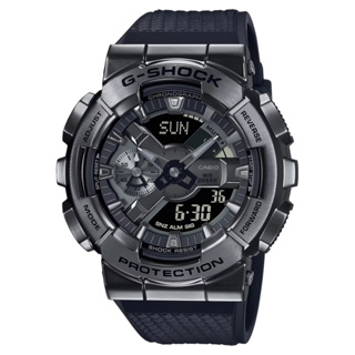 G-SHOCK / GM-110BB-1A / 卡西歐 CASIO [ 官方直營 ] 黑色離子IP鍍膜