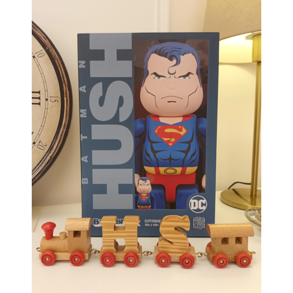 【H.S老騰潮】現貨Be@rbrick SUPERMAN HUSH 超人100%+400%