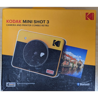 KODAK Mini Shot 3 Retro C300R 相機 二合一相印機 (黃黑)