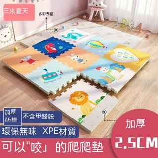 【臺灣出貨加厚不加價！送邊條】寶寶爬行墊 XPE拼接墊 加厚地墊 嬰兒爬爬墊 遊戲墊 環保無毒巧拼地墊 兒童防撞爬行墊