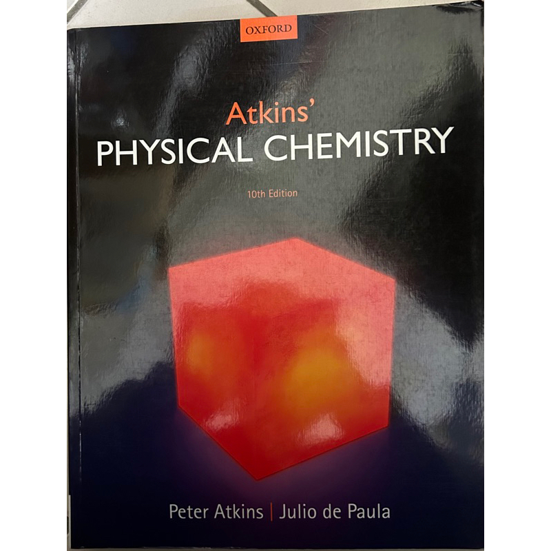 Atkins'PHYSICAL CHEMISTRY 10th Edition