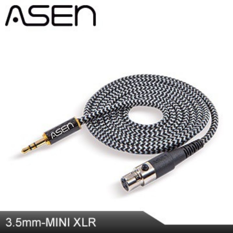 【公司貨】二手 ASEN PERFORMANCE 3.5mm 轉 mini XLR 耳機升級線 CB35-MLR