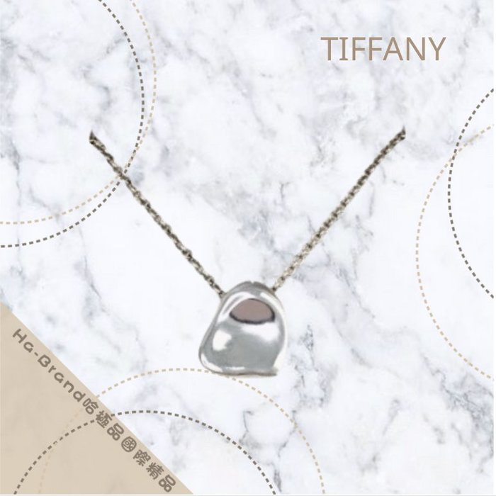 【哈極品】美品《Tiffany&amp;Co. 純銀925 偏心項鍊》