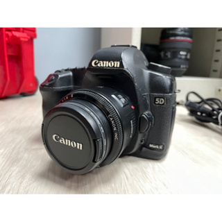 二手Canon 5D2（附50mm定焦鏡）+CF卡32g+三顆電池