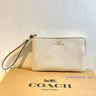 美國代購🇺🇸 現貨 Coach 馬車Logo L型拉鍊手拿包