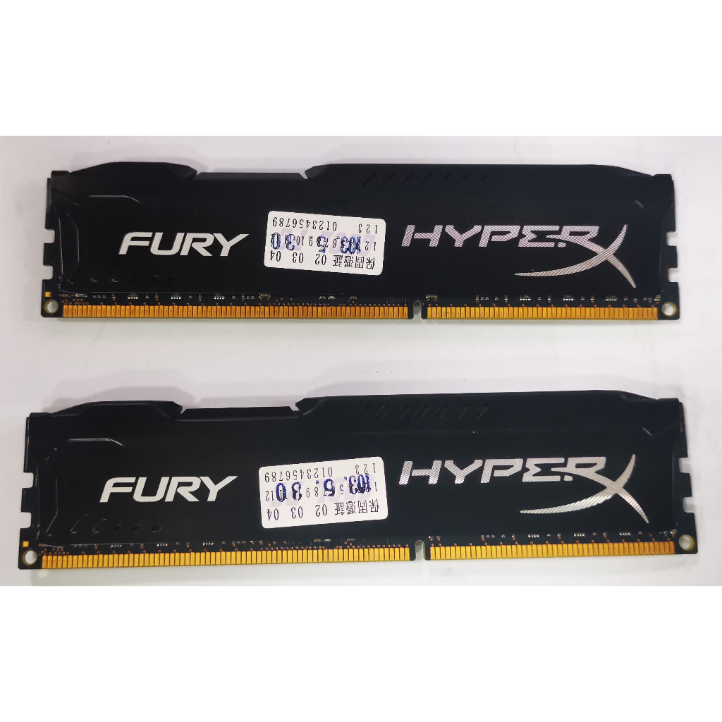HyperX Fury DDR3 1866  8GB HX318C10FBK2/16 超頻 記憶體 金士頓