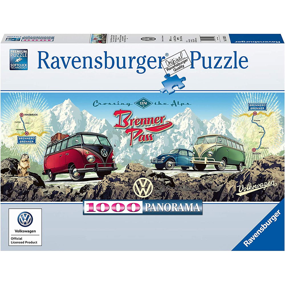 德國Ravensburger 維寶全景拼圖-福斯橫跨阿爾卑斯山(1000P) RV15102