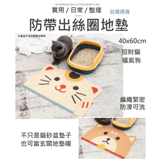 【臺灣現貨】絲圈地墊 地墊 玄關地墊 貓砂墊 貓咪貓砂墊 防帶出 落砂墊 貓砂腳墊 過濾 寵物墊 貓咪磨腳墊 門口地墊