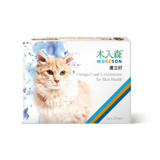 MORESON 木入森 排毛粉/D藻鈣/膚立好/活菌寶/固齒麗/護疫升/保腎利/好規泌/有關膝 貓咪專區