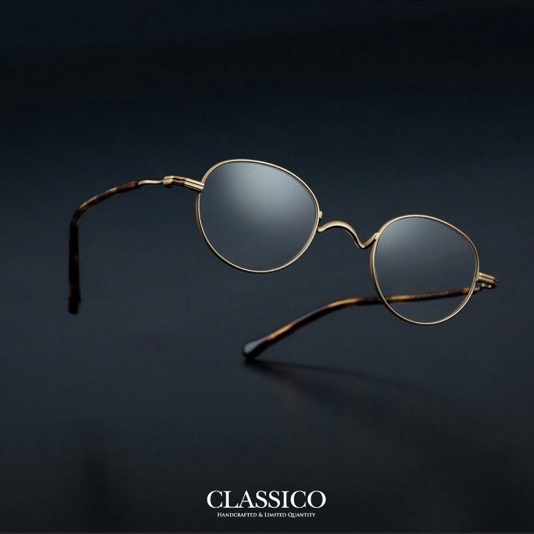 台灣CLASSICO 眼鏡 T43 一山眼鏡 純鈦 鏡框 半手工眼鏡【原作眼鏡】