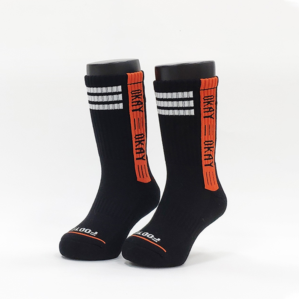 FOOTER hen可以運動氣墊襪 除臭襪 童襪 運動襪 氣墊襪 長襪 (童-N169M/L)