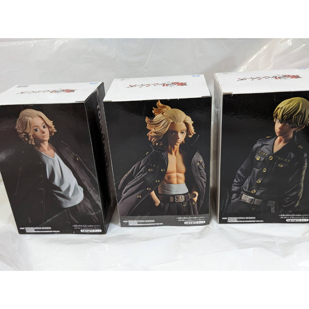 【日版】東京復仇者 佐野萬次郎 松野千冬 花垣武道 三谷隆 龍宮寺堅 場地圭介 羽宮一虎 稀咲鐵太 模型 景品 現貨