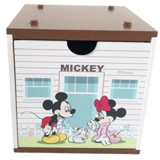迪士尼 米奇房屋積木盒 收納盒 置物盒