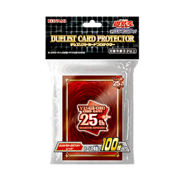 【YGO】遊戲王 限量卡套 25週年 紅／黑 每個100張入