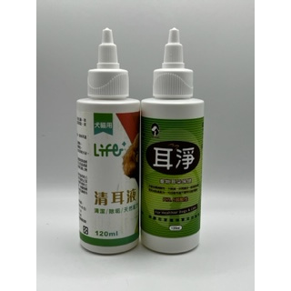 【虎揚】寵物耳朵保健系列《耳淨潔耳液-120ml》／《 Life+ 清耳液 ~120ml》