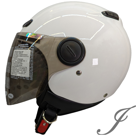 瑞獅 ZEUS ZS-210B 210B 素色 白色 半罩 安全帽 內襯全可拆洗