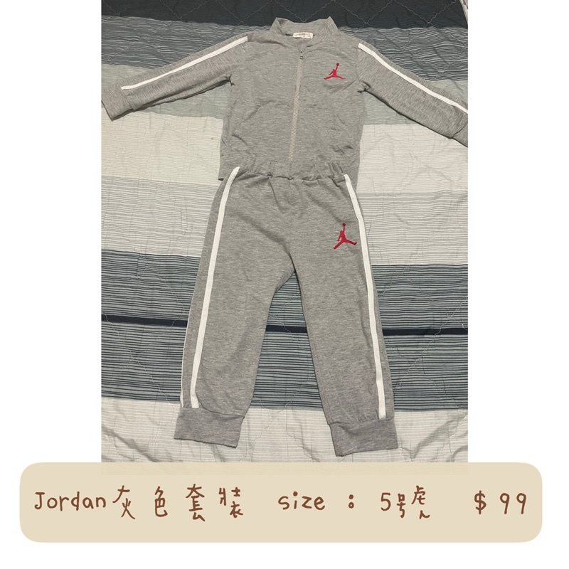[二手] adidas GAP Jodan喬登 嬰幼兒童裝 休閒套裝 運動套裝 上衣 短袖上衣 男童(9成新)