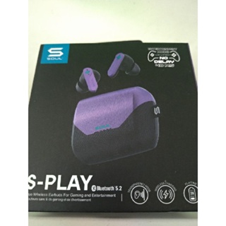 (限量)SOUL S-PLAY藍芽耳機/充電盒(紫)