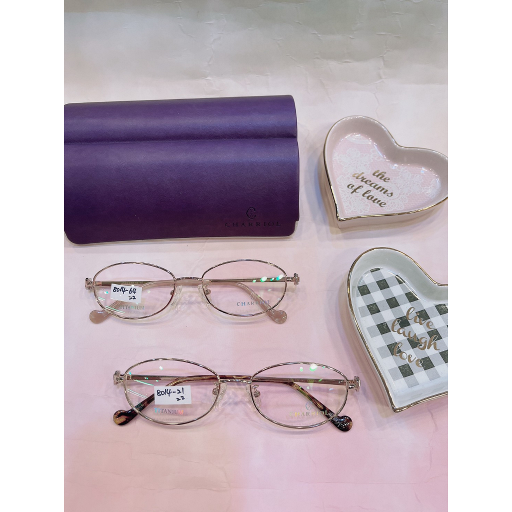 麗睛眼鏡【CHARRIOL 夏利豪】鋼索繩紋高質感純鈦眼鏡 L-8014 瑞士一線精品品牌 純鈦鏡架 近視眼鏡 光學眼鏡