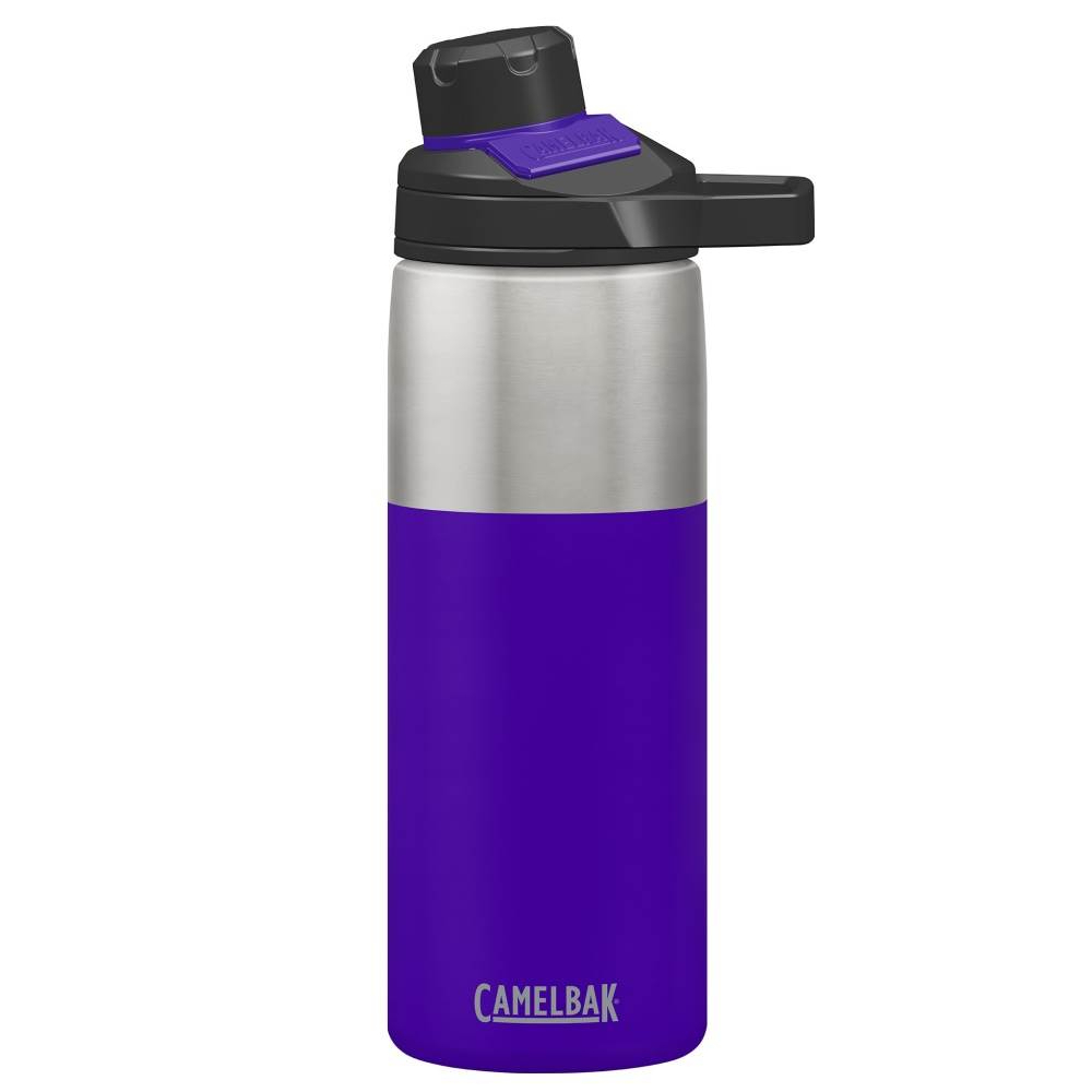[特價] CAMELBAK美國 CHUTE Mag 戶外運動保冰/溫水瓶 水壺600ml 紫 CB1515501060