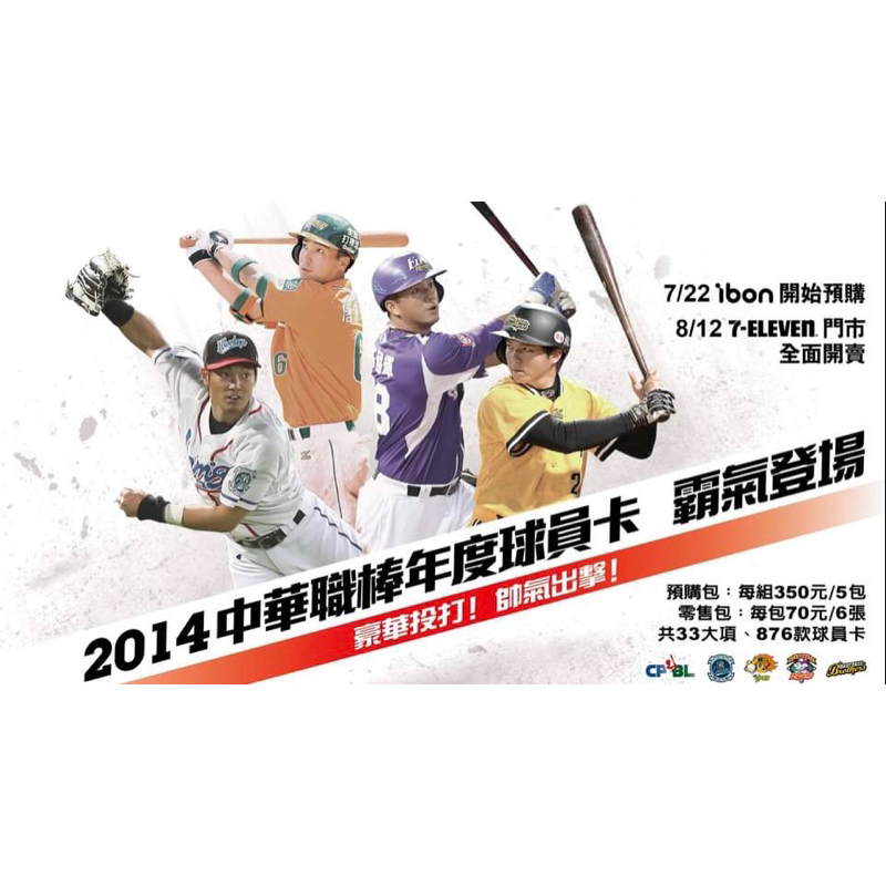 2014年中華職棒球員卡（兄弟象）
