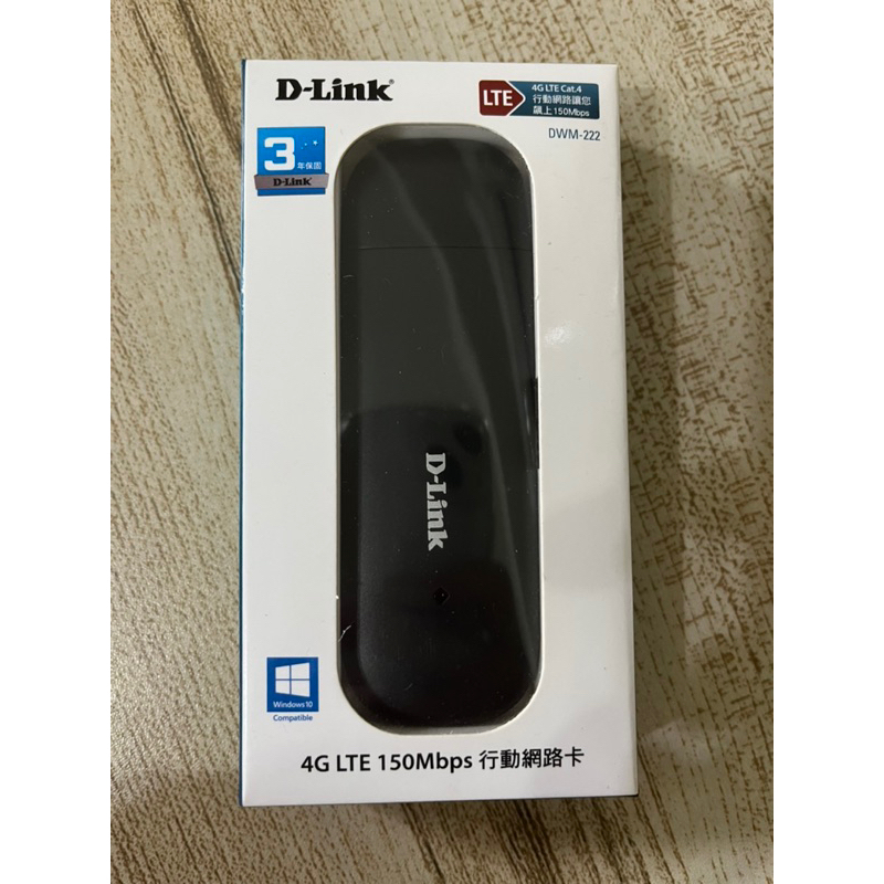 D-LINK DWM-222 4G LTE 150Mbps 行動網路介面卡 USB