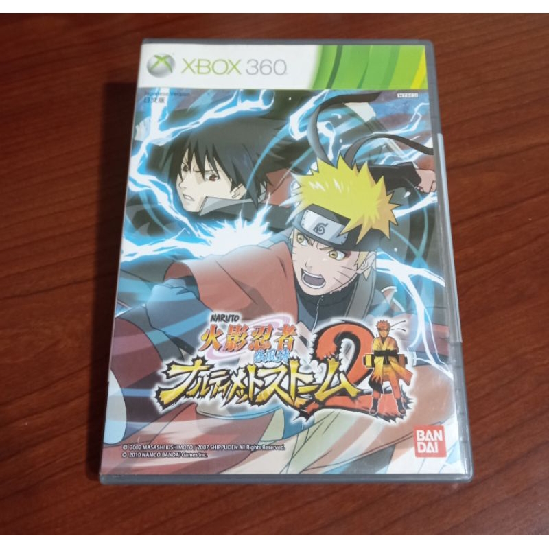 2件免運 XBOX360 火影忍者 終極風暴2 日文版 (有刮痕)