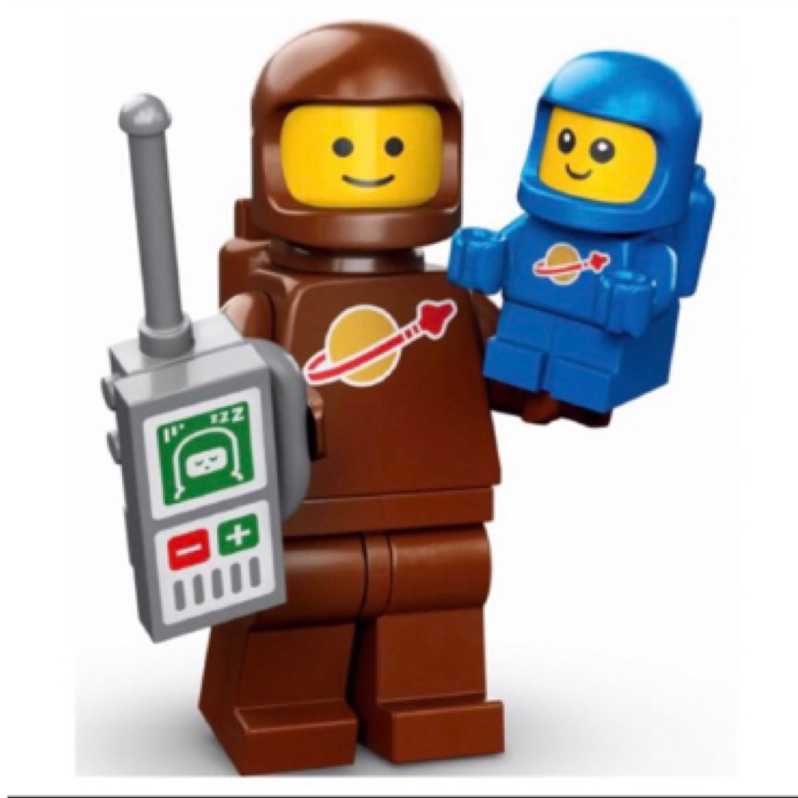 LEGO 樂高 71037 第24代人偶包 3號  Brown Astronaut and Spacebaby 太空人
