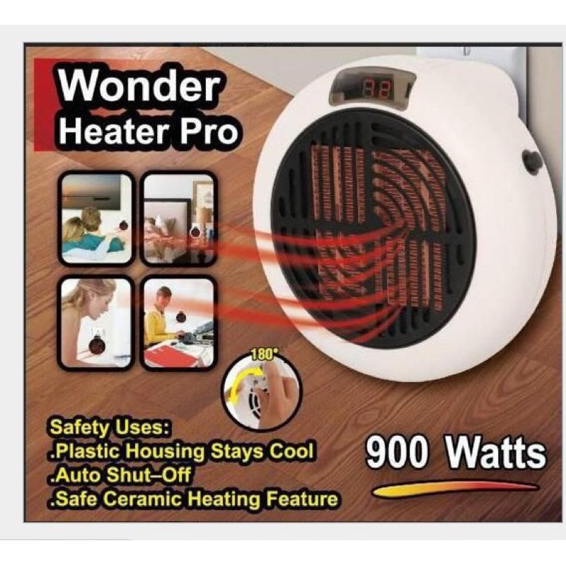 第二代高功率900W隨插即熱wonder handy heater家用插電型取暖器暖風機小型空間電暖爐迷你暖風機3秒速熱