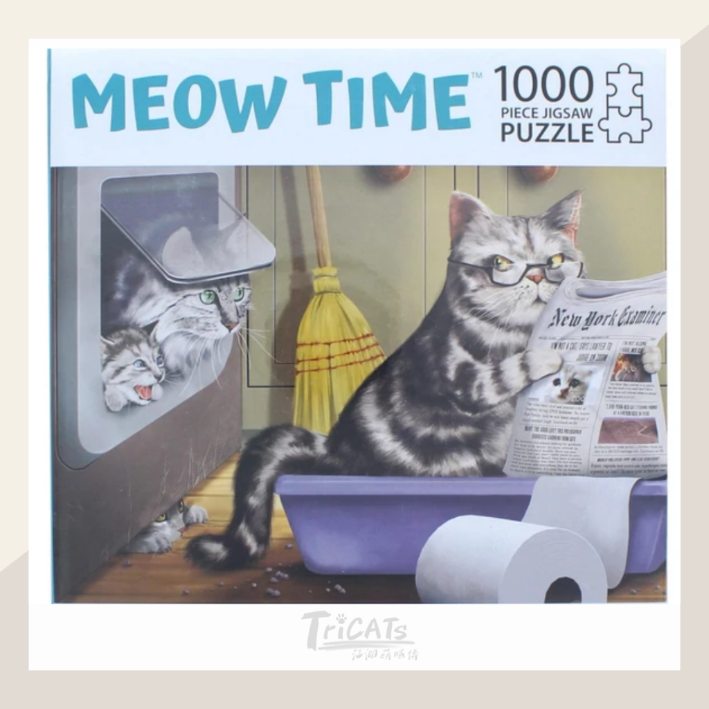 Flipped！現貨 Meow time 貓咪拼圖 1000片