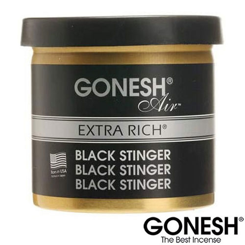 美國 GONESH BLACK STINGER 黑刺 空氣 芳香膠 芳香罐 (固體) 化學原宿