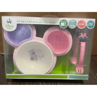 日本 迪士尼 Disney 兒童餐具組 附湯叉碗蓋 9件組