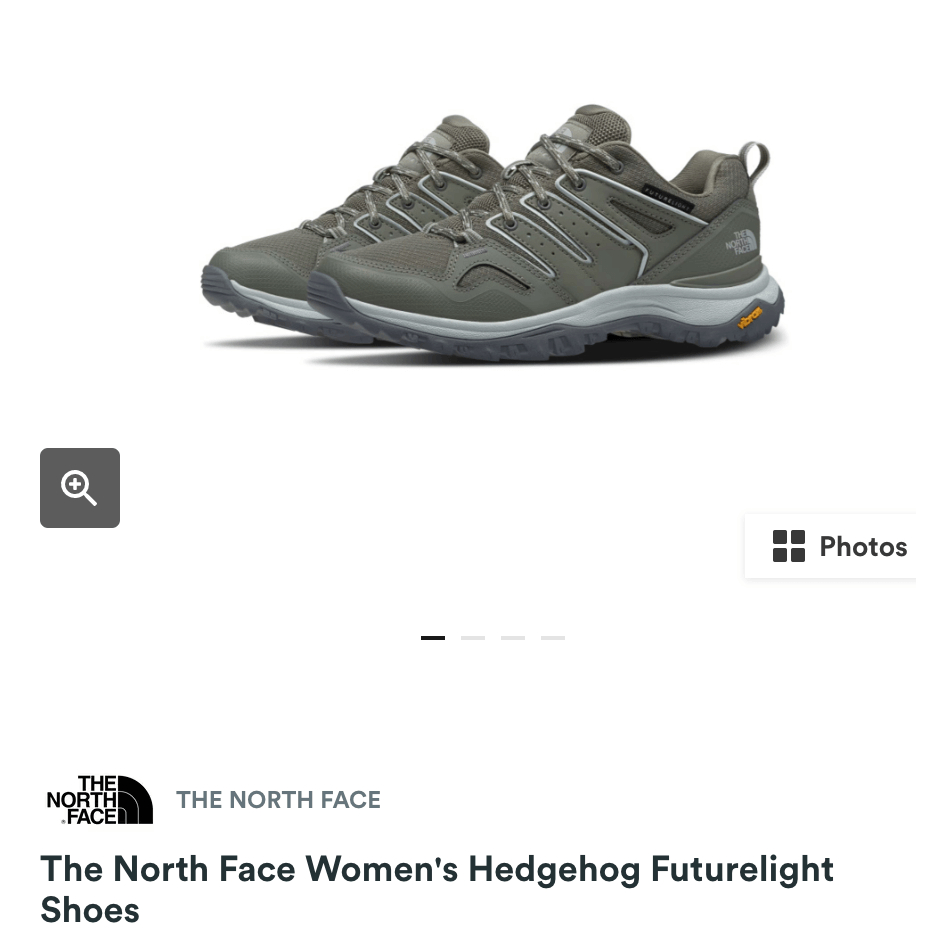 北臉The North Face futurelight 黃金大底 防水登山鞋 US8.5