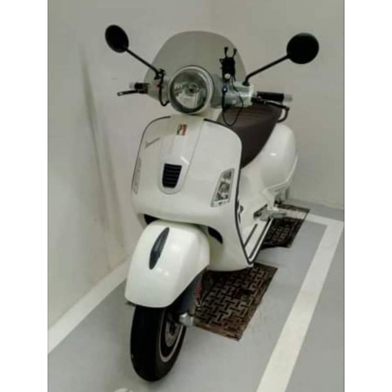 VESPA 偉士牌 GTS300 白色2014指針版 水冷矽膠管 金屬四通 可換GROM CB350