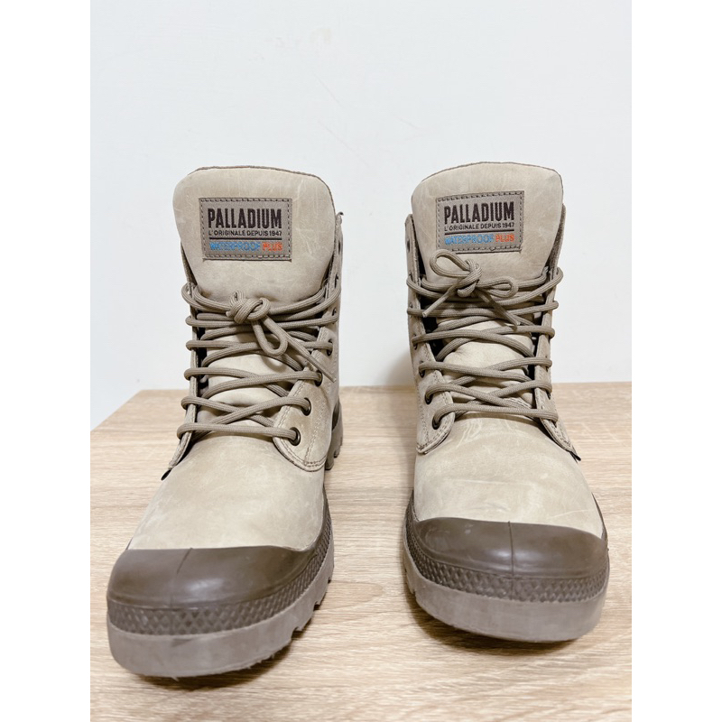 轉售 PALLADIUM PAMPA LITE 防水輕量軍靴 女(卡其)76118-208 CM24.5