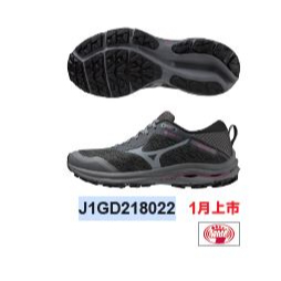 【一軍棒球專賣店】美津濃WAVE RIDER GTX 女慢跑鞋灰黑J1GD218022(4680)