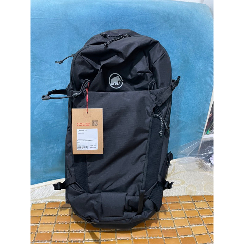 mammut lithium 全新含牌 男款 25L登山包 登山背包 多日包 重裝包 單日包 黑色