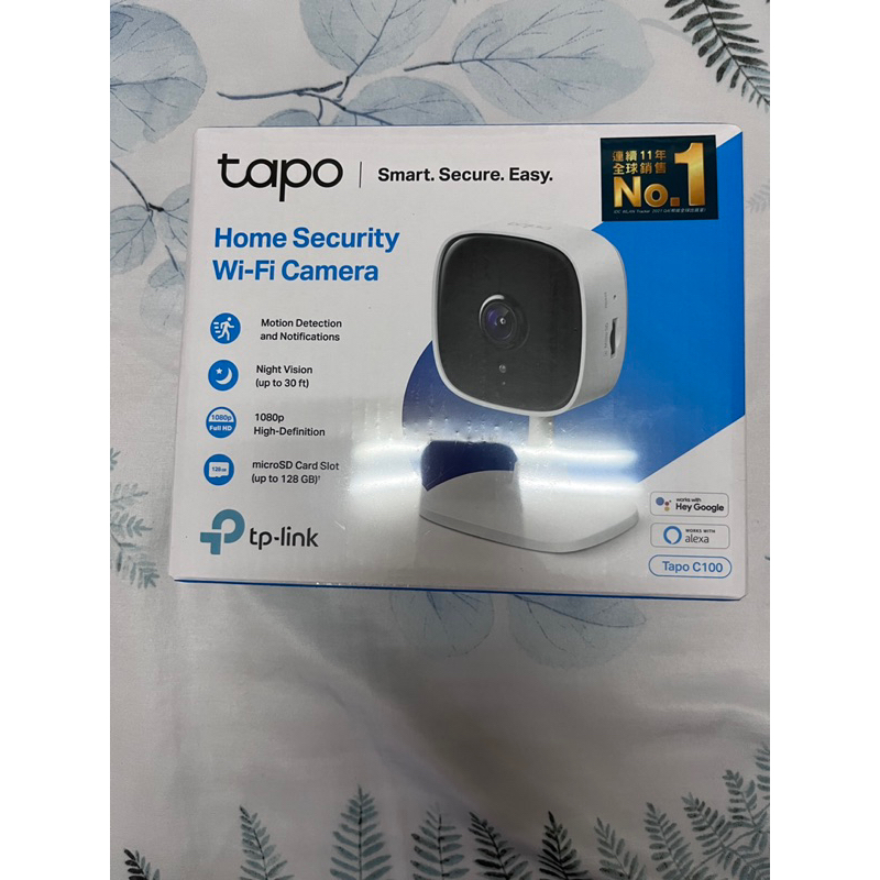TP-Link Tapo C100 家庭安全防護 Wi-Fi 攝影機 雲端攝影機 監視器 移動偵測 雙向語音