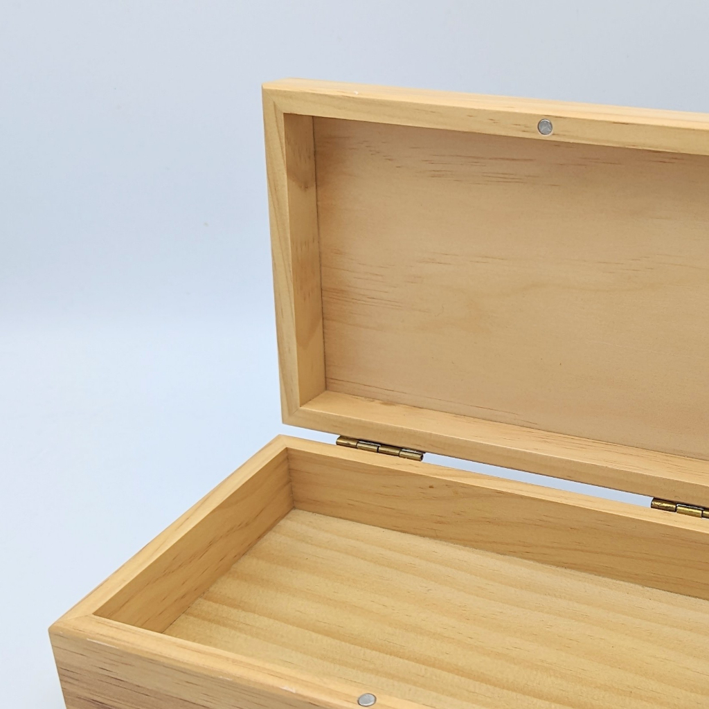 磁吸原木木盒 收納 松木 自然木紋 飾品收納  DIY