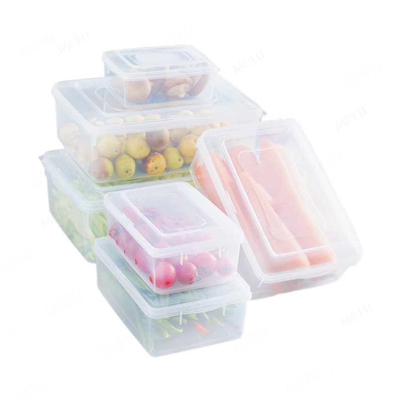 透明收納盒 透明塑膠盒 食物保鮮盒 pp保鮮盒 透明盒 方形保鮮盒 密封收納盒 透明食品盒 冰箱保鮮盒 附蓋保鮮盒