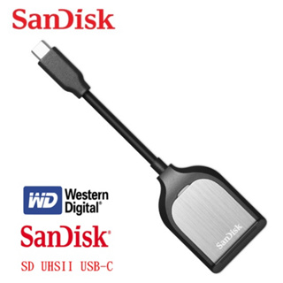 SanDisk (全新版) 高階影像專用ExtremePro SD UHS‖ USB-C讀卡機(最高讀取312MB/s)