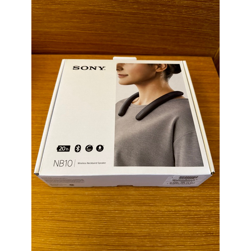 新品 Sony SRS-NB10 無線頸掛式揚聲器 線上會議釋放雙耳